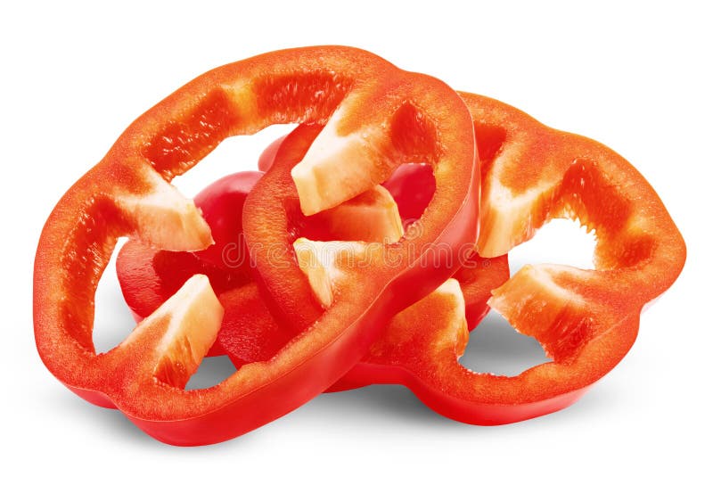 Red pepper slices