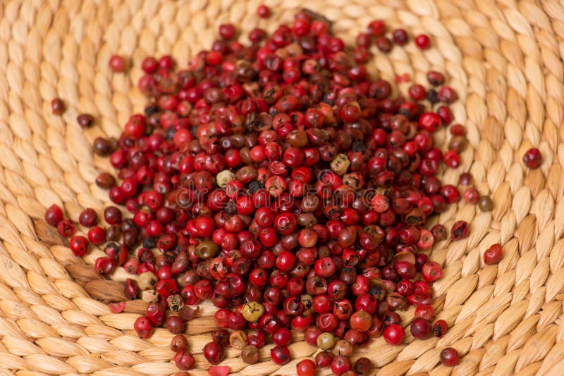 Red peppercorn stock image. Image of ingredient, corn 66355319