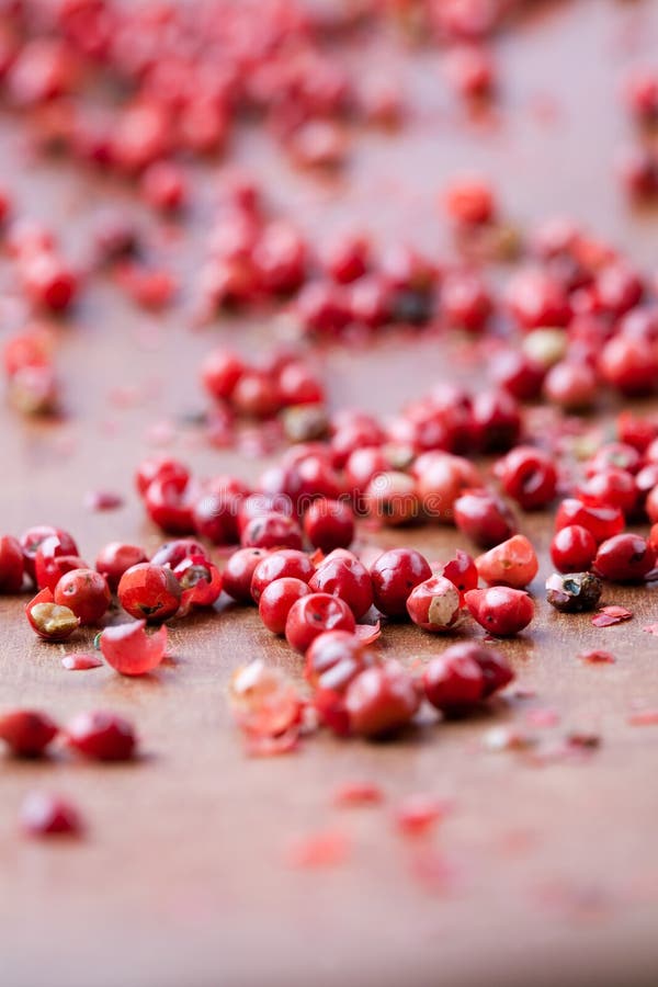 Red peppercorns stock photo. Image of ingredient, spicy 18520590