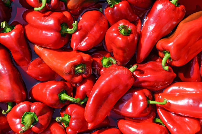 Red peppers