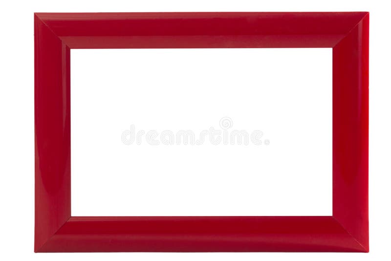 Red striped wooden frame stock photo. Image of isolated 29070962