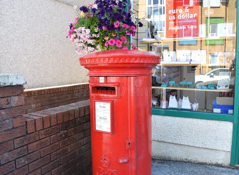 Red Pillar Post Box