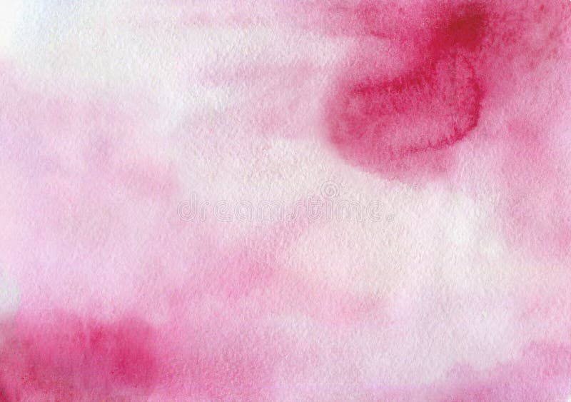Red and Pink Watercolor Texture. Ink High Resolution Background for