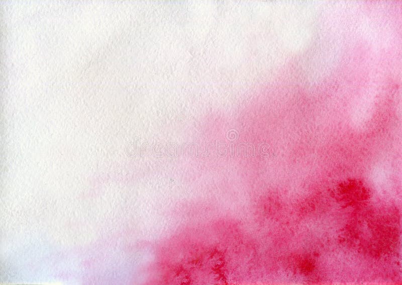 Red and Pink Watercolor Texture. Ink High Resolution Background for
