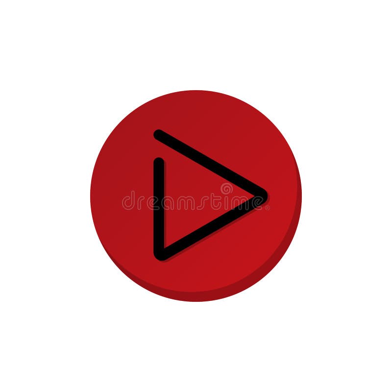 Play now button. Click on the red button. Vector 5724656 Vector Art at  Vecteezy