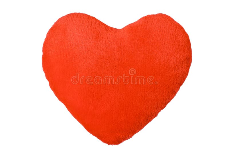 Red plush heart