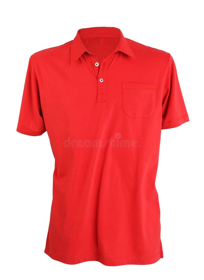 Red polo shirt stock image. Image of collar, polo, shirt 31871415