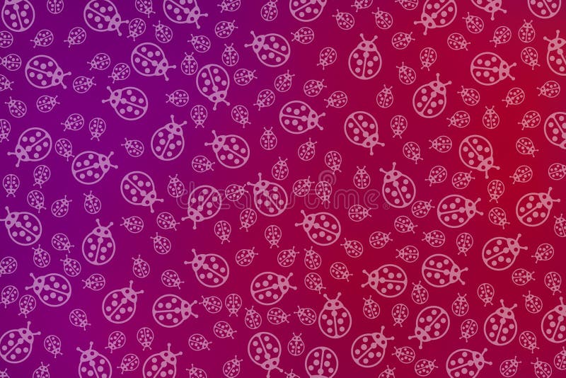 Ladybug Cute Pattern With White Background, Wallpaper, Sweet, Cheerful  Background Image And Wallpaper for Free Download
