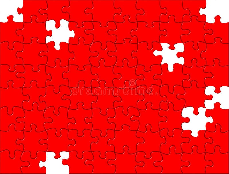 Red Puzzle background