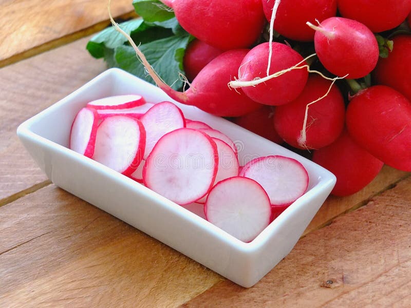 Red radishes stock photo. Image of slivered, vegetable 41739740