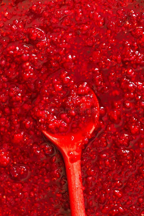Red raspberry marmalade stock image. Image of gelatin 60383477
