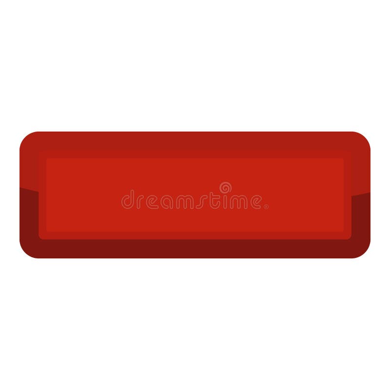 Red Button Rounded Rectangle, Button, Red Button, Red PNG Transparent  Clipart Image and PSD File for Free Download
