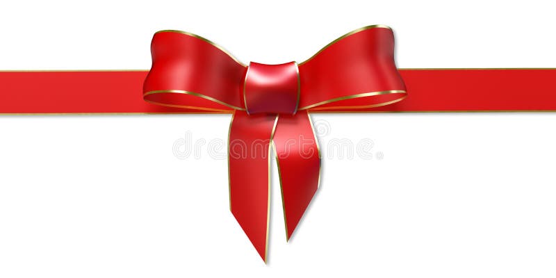 Red ribbon blonde hair bows - wide 7
