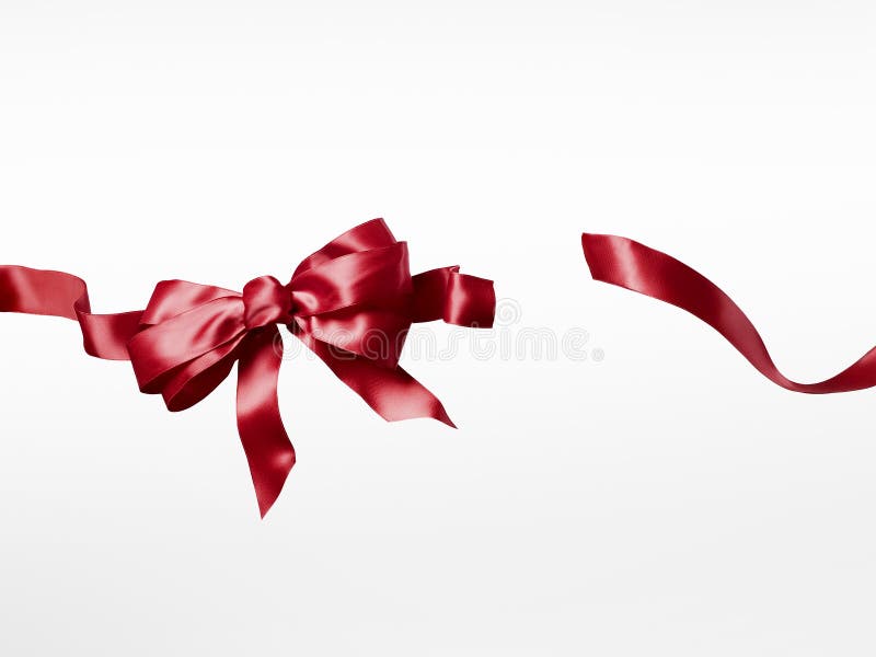 Red Ribbon Cut for Grand Opening Stock Image - Image of liquid, open: