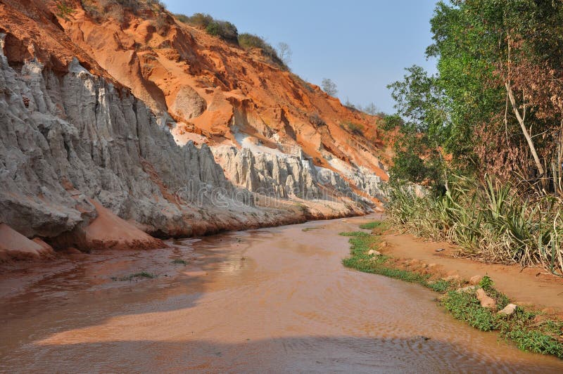 Ham Tien canyon near Mui Ne, Vietnam