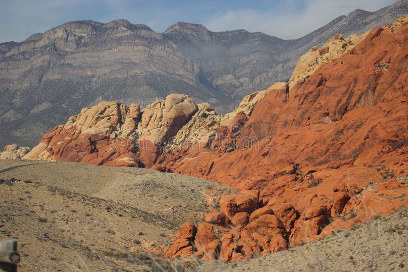 red rock canyon from las vegas strip