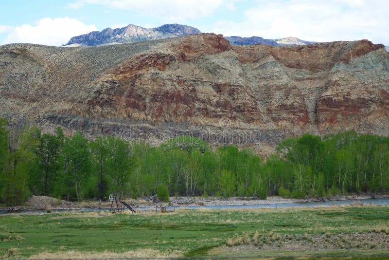 Red Rock Cliffs at Challis, Idaho Stock Image Image of beautiful