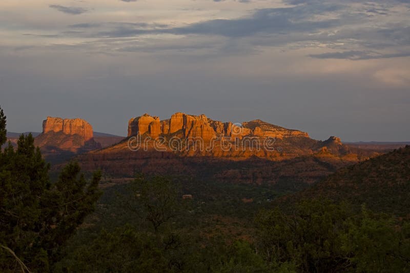 Red rock formation in Sedona, Arizona.