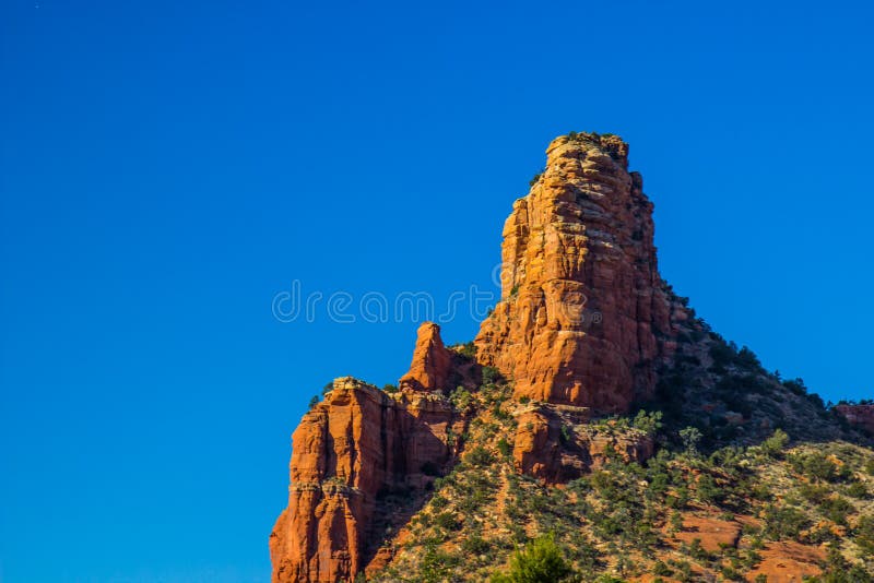 Red Rock Jagged Peaks In Southwest Desert stock photo Red Rock Jagged Peaks In Southwest Desert stock photo