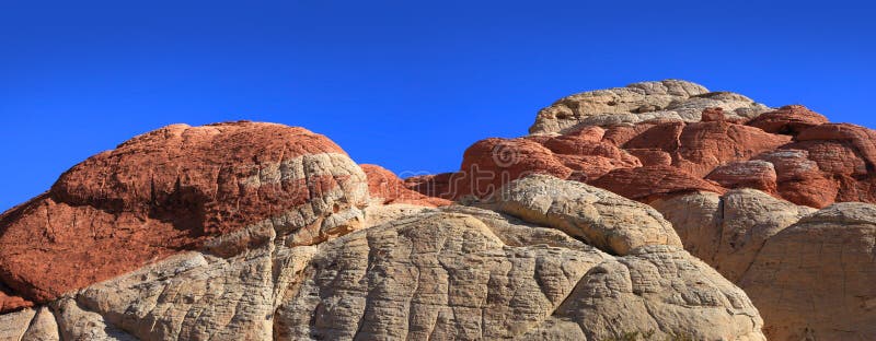 Red rock mountains