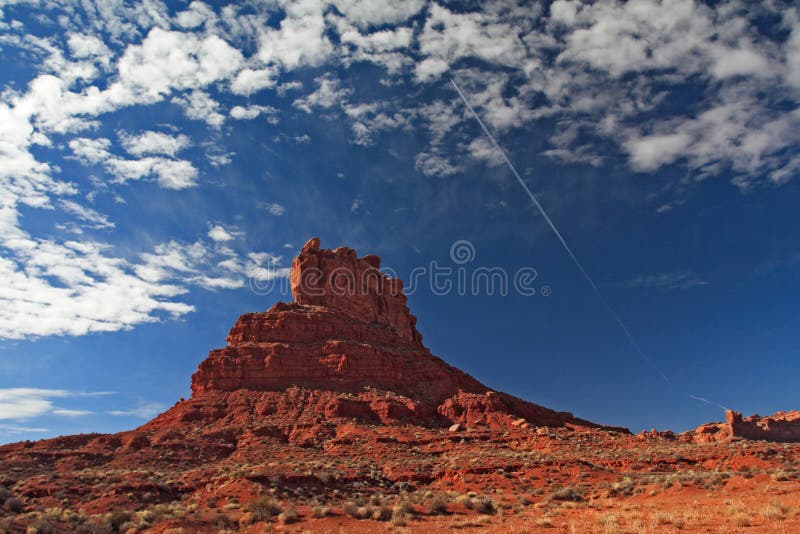 Rocce rosse e Blu Cielo, La Valle del Dio, in Arizona.