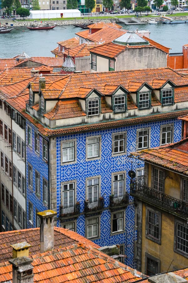 Red roofs in old Porto, Portugal