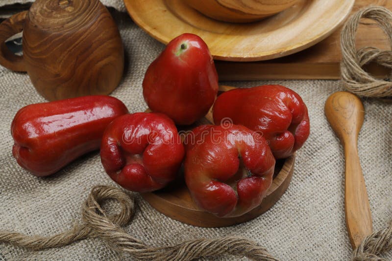 Red Rose apple fruit stock photo. Image of fruit, chomphu 190546966