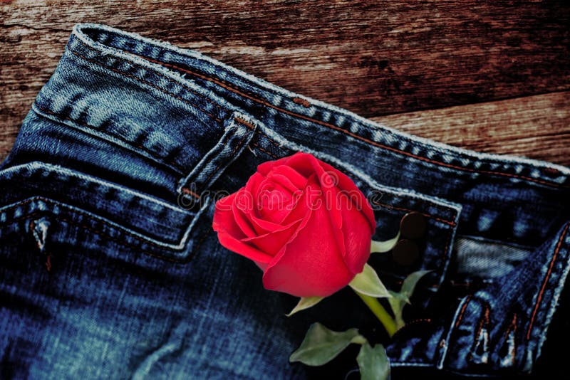 pants with roses