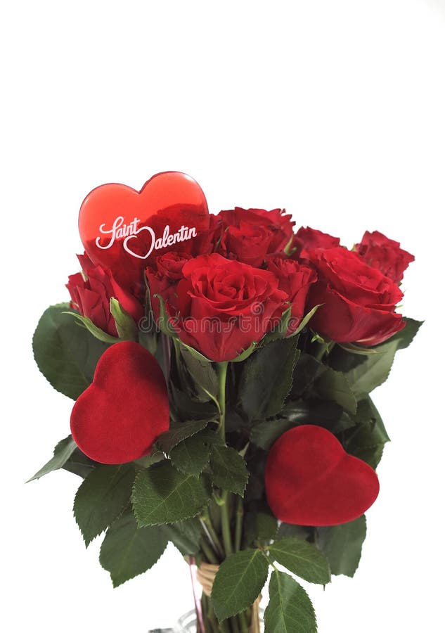 Red Roses for Valentine`s Day Stock Image Image of indoors, bouquet