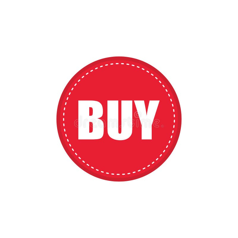Red round BUY button for web shop design. red circle round buy button vector eps10. royalty free illustration Red round BUY button for web shop design. red circle round buy button vector eps10. royalty free illustration