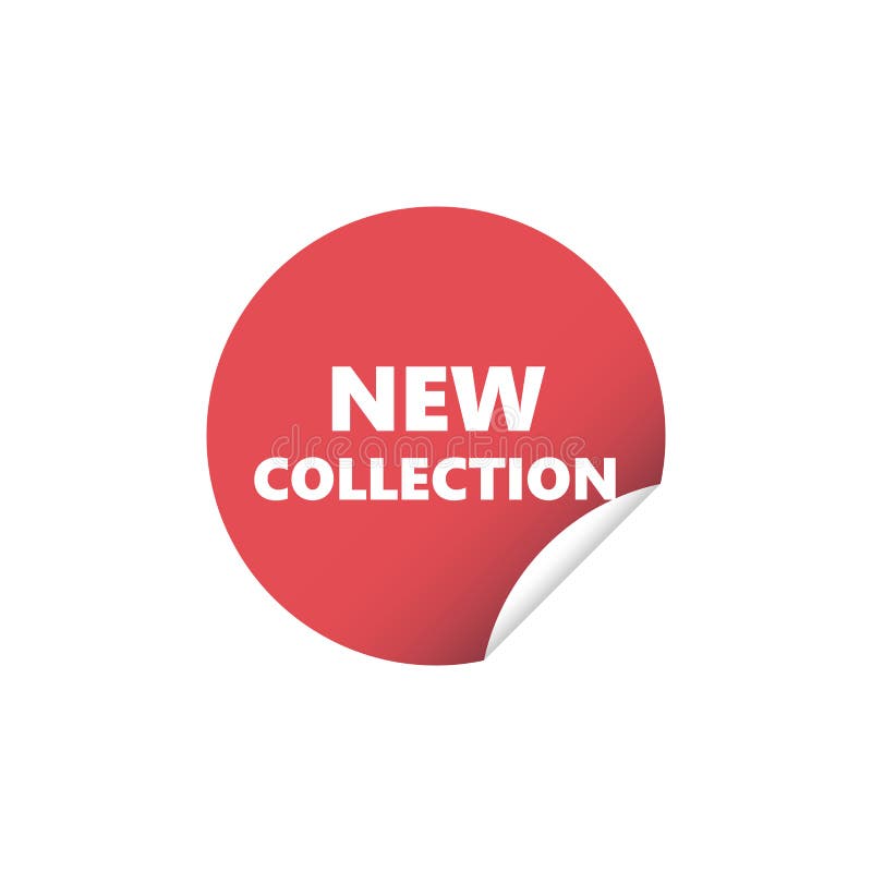 Red round sticker stock vector. Illustration of ribbon - 132327703