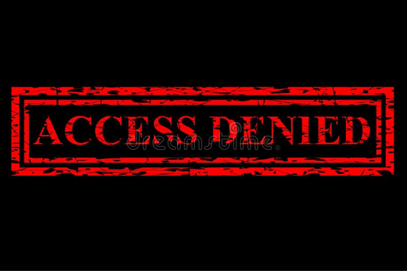 Access denied. C access denied