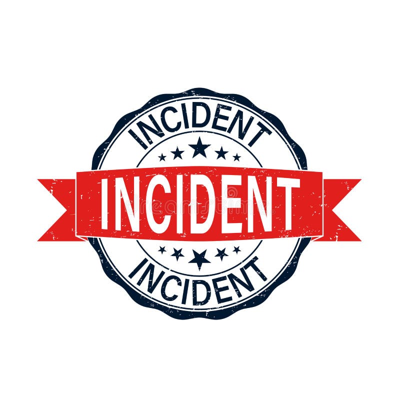 Incident Sign Or Stamp Stock Vector Illustration Of Police 156239613