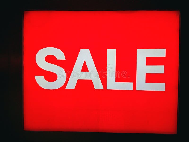 Red Sale Banner Stock Image Image Of Light Callout 97429931