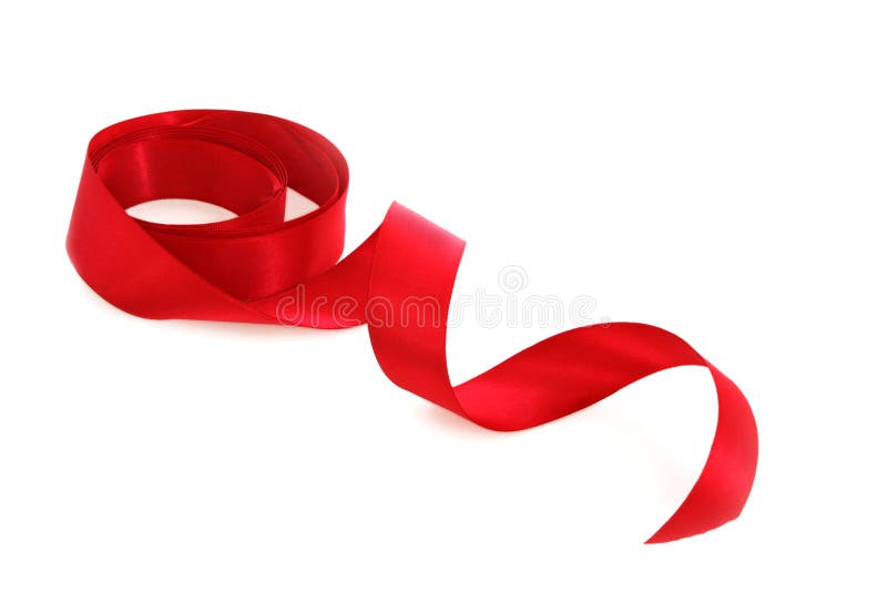 Red Satin Ribbon stock photo. Image of holiday, gift, shiny - 2223996