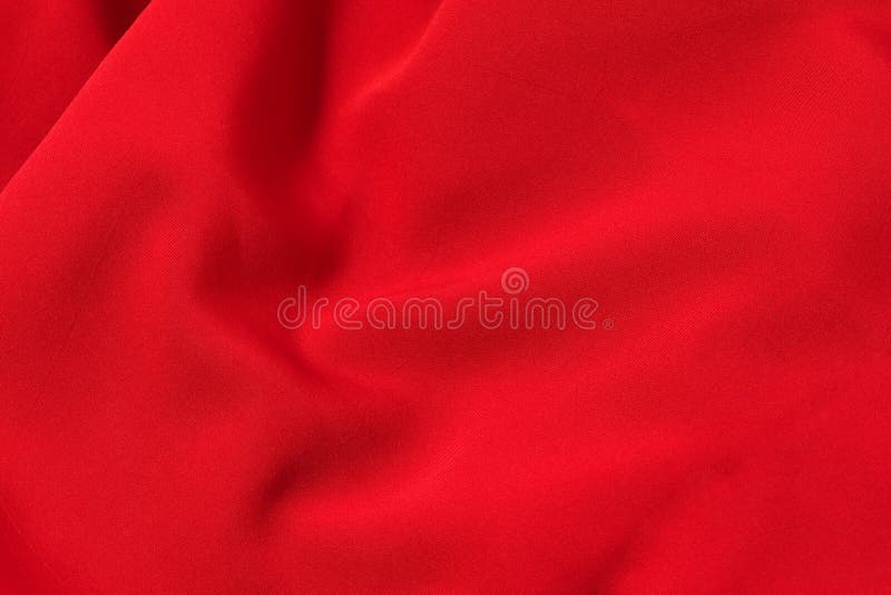 Red, scarlet Abstract background. Red, scarlet Synthetic fabric texture, background. Red, scarlet fabric stock images