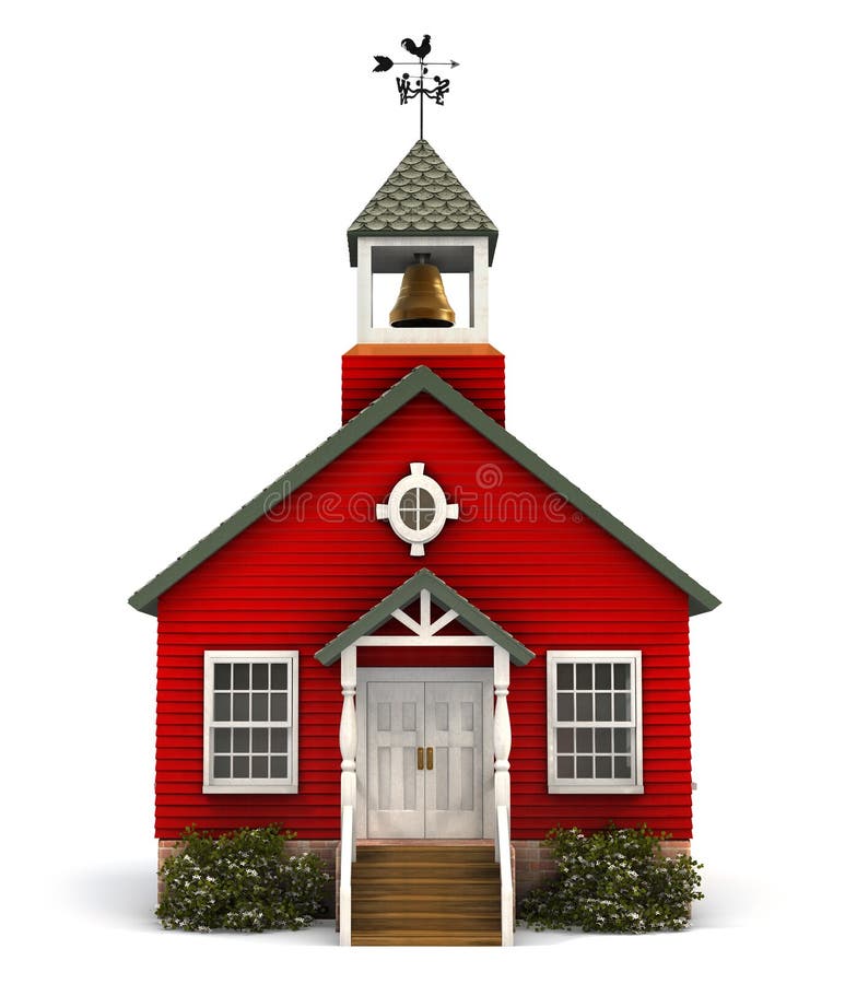 Red Schoolhouse Facade