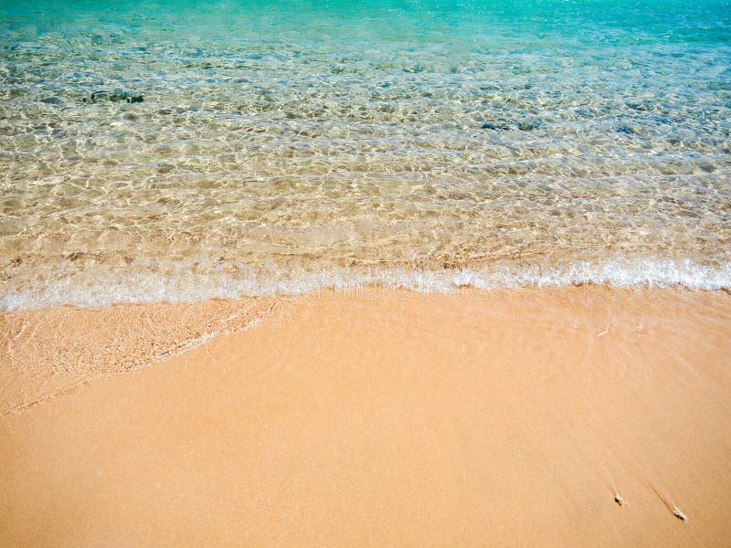 Red Sea Beach in February. Rippling Water Surface on Shallow, Medium ...