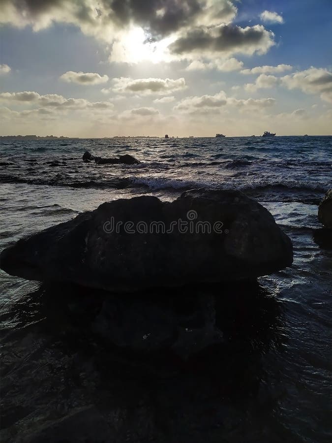The Red Sea of Hurghada, Egypt royalty free stock photography The Red Sea of Hurghada, Egypt royalty free stock photography