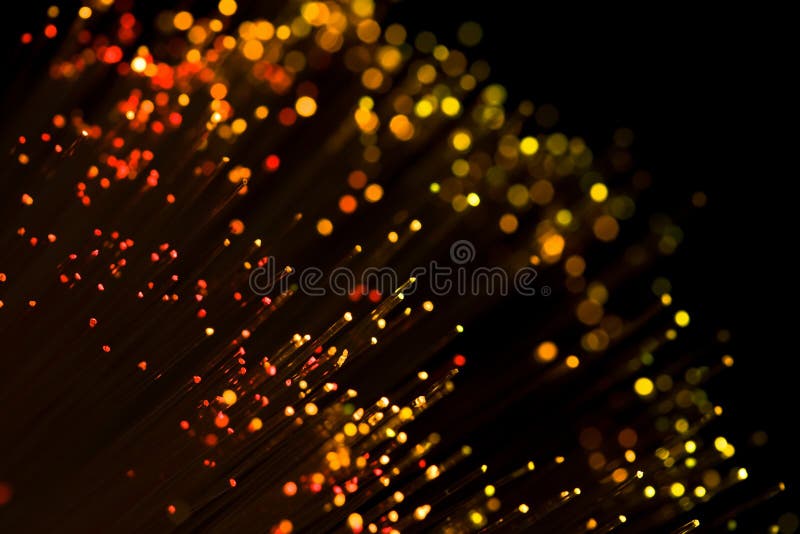 Red shining fiber optic stock images Red shining fiber optic stock images