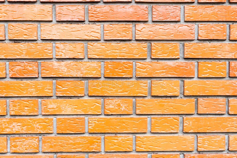 Shiny Brick Wall Texture Background.Bright Abstract Mosaic Brown