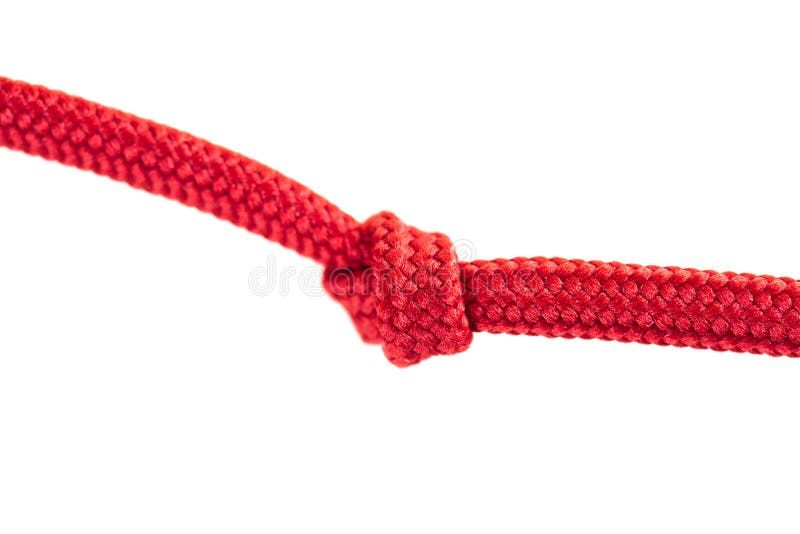 Red shoe laces with a knot stock photo. Image of lace - 141020518