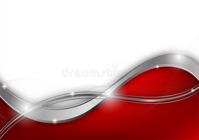 red and silver background