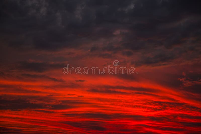 Dark Red Sky Sky Full Of Clouds Background Dull Red Sky Sunset Sky  Background Image And Wallpaper for Free Download