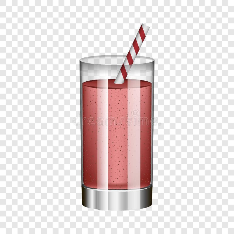 Download Red Smoothie In Glass Mockup, Realistic Style Stock Vector - Illustration of cocktail, creamy ...