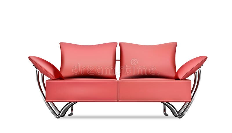 Red sofa