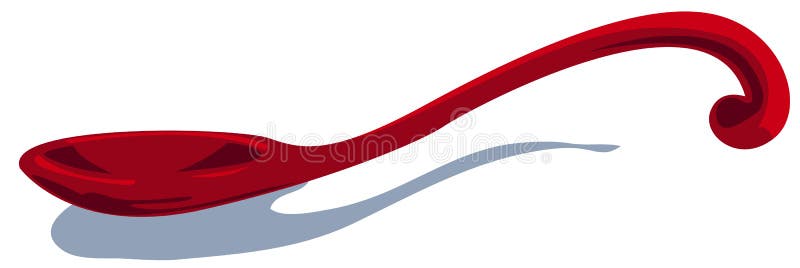 Red spoon