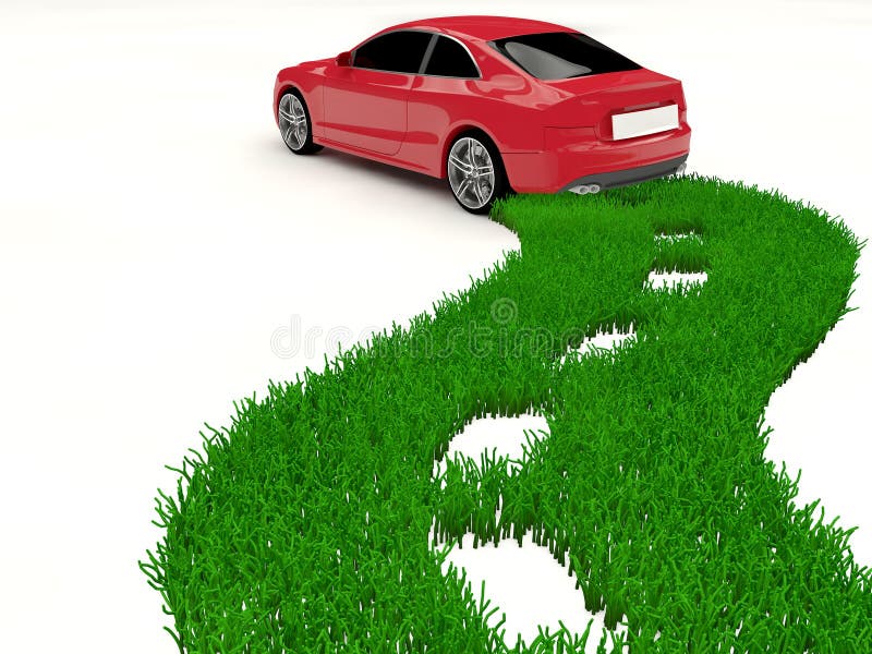 Alternative fuel car - green road