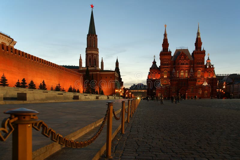 Red Square at night