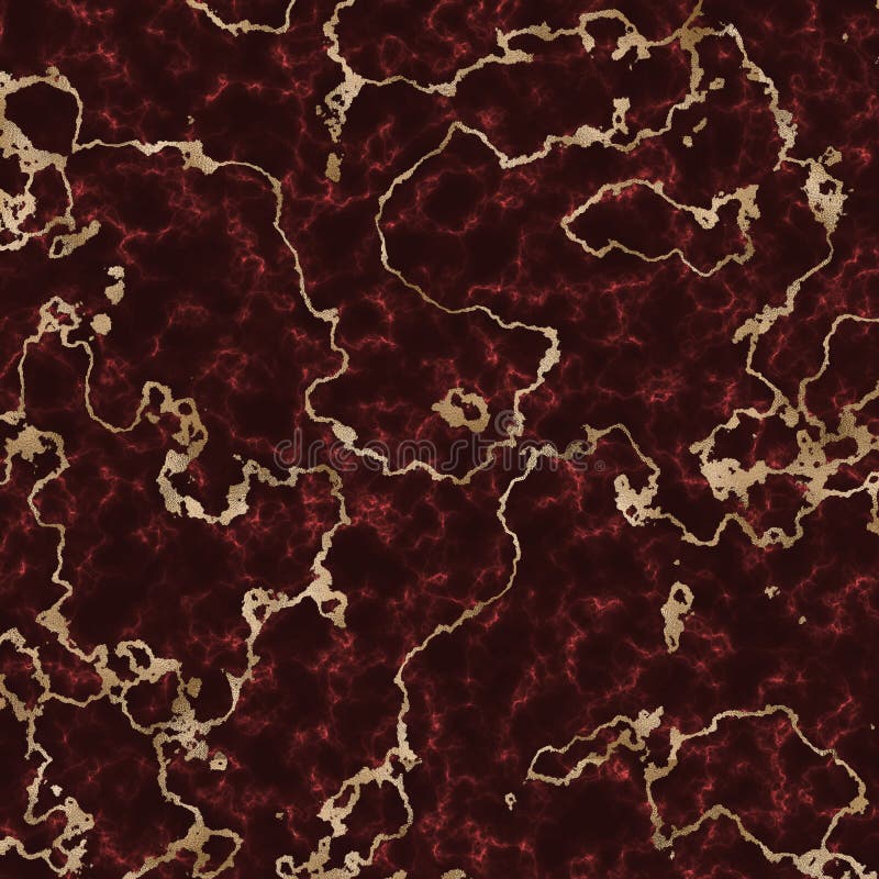 Red stained marble with gold colored veins. background pattern texture, art work, natural stone bright and luxury. stock illustration Red stained marble with gold colored veins. background pattern texture, art work, natural stone bright and luxury. stock illustration